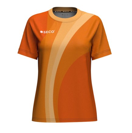Футболка ігрова SECO Davina 25227705 жіноча колір: помаранчевий Футболка ігрова SECO Davina 25227705 жіноча колір: помаранчевий