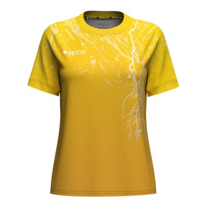 Футболка ігрова SECO Lightning 25227503 жіноча колір: жовтий