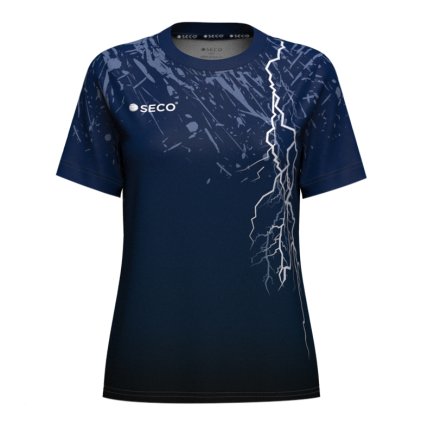 Футболка игровая SECO Lightning 25227512 женская цвет: темно-синий Футболка игровая SECO Lightning 25227512 женская цвет: темно-синий