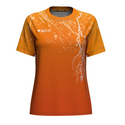 Футболка ігрова SECO Lightning 25227505 жіноча колір: помаранчевий