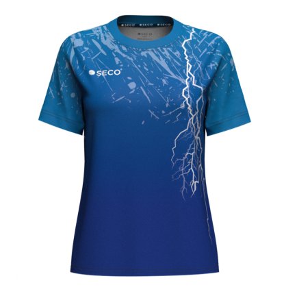 Футболка ігрова SECO Lightning 25227504 жіноча колір: синій