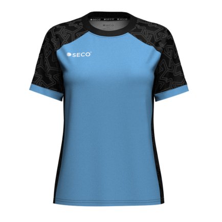 Футболка игровая SECO Safrino 25227611 женская цвет: голубой