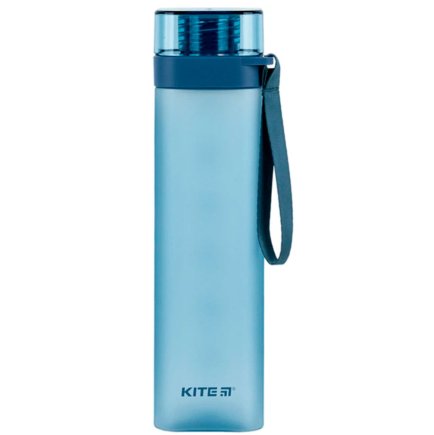 Пляшка для води Kite квадратна 700 мл K24-1210-1 колір: синій