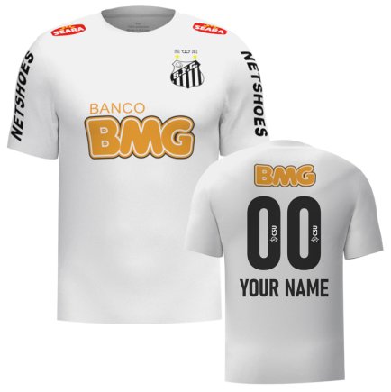 Новая Футболка Santos (Сантос) 2025-2026 игровая/повседневная 16271410 цвет: белый Новая Футболка Santos (Сантос) 2025-2026 игровая/повседневная 16271410 цвет: белый