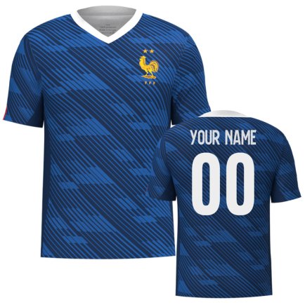 Нова Футболка збірна Франції Чемпіонат Світу 20226 (World Cup 2026) ігрова/повсякденна 16271604 колiр: синій Нова Футболка збірна Франції Чемпіонат Світу 20226 (World Cup 2026) ігрова/повсякденна 16271604 колiр: синій