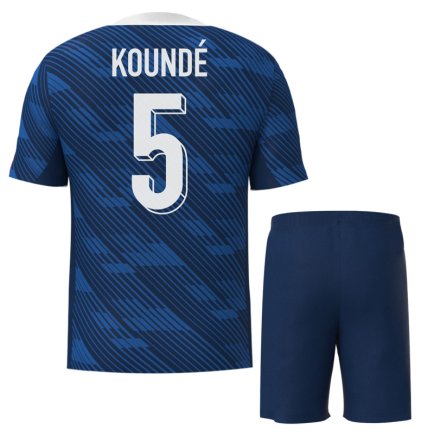Новая Футбольная форма сборная Франции Кунде 5 Чемпионат Мира 2026 (Kounde 5 World Cup 2026) игровая/повседневная 16272304 цвет: синий