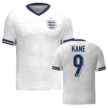 Новая Футболка сборная Англии Кане 9 Чемпионат Мира 2026 (Kane 9 World Cup 2026) игровая/повседневная 16273210 цвет: белый