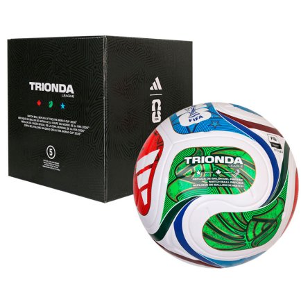 М'яч футбольний Adidas TRIONDA League Box World Cup JD8045 розмір 4 - Офіційна Продукція М'яч футбольний Adidas TRIONDA League Box World Cup JD8045 розмір 4 - Офіційна Продукція
