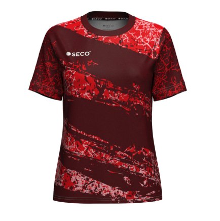 Футболка ігрова SECO Sanfaria 25228002 жіноча колiр: червоний