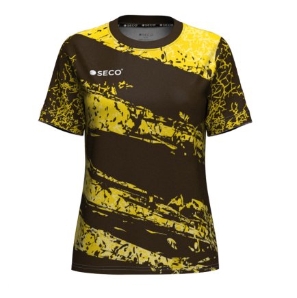 Футболка игровая SECO Sanfaria 25228003 женская цвет: желтый