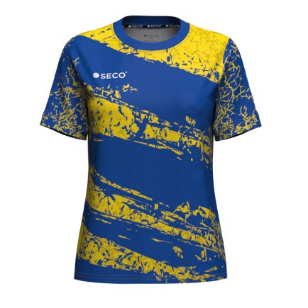 Футболка ігрова SECO Sanfaria 25228052 жіноча колiр: синьо-жовтий