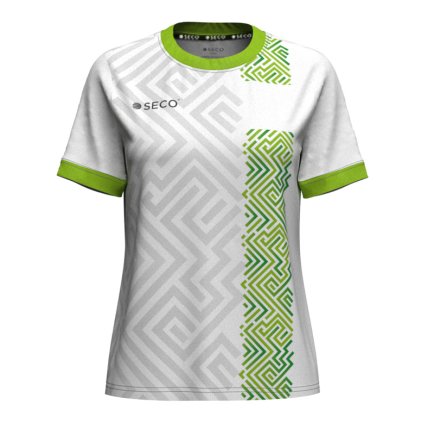 Футболка игровая SECO Sefa White 25228207 женская цвет: зеленый