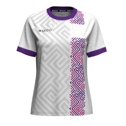 Футболка игровая SECO Sefa White 25228208 женская цвет: фиолетовый Футболка игровая SECO Sefa White 25228208 женская цвет: фиолетовый