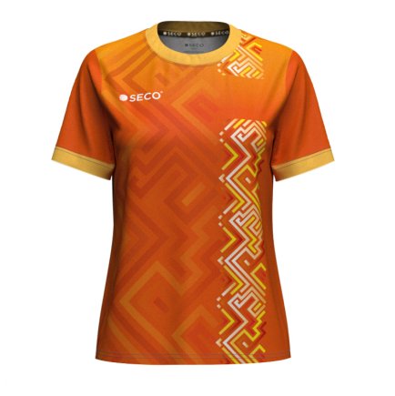 Футболка игровая SECO Sefa 25228105 женская цвет: оранжевый