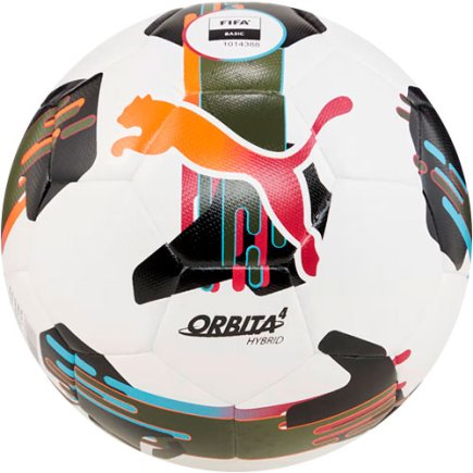 Мяч футбольный Puma Orbita 4 HYB FIFA Basic 084326-01 размер 5