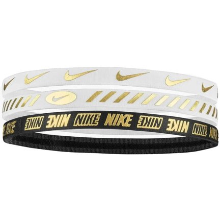 Пов'язки на голову Nike W HEADBANDS 3.0 3 PK METALLIC N.100.4527.112.OS