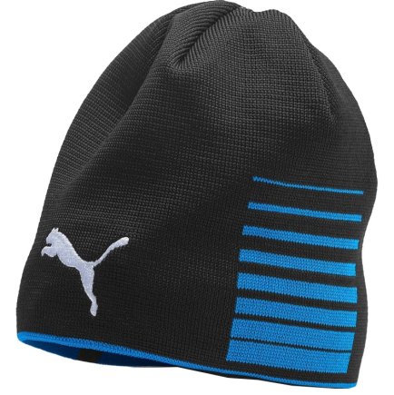 Шапка Puma LIGA Reversible Beanie 022357-02 цвет: черный/синий