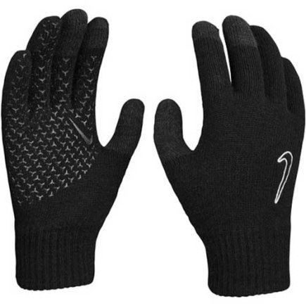 Перчатки для тренировки Nike KNIT TECH AND GRIP TG 2.0 BLACK/BLACK/WHITE N.100.0661.091 - Официальная Продукция