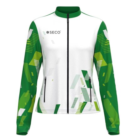 Кофта спортивна SECO Forza 25311507 жіноча колір: зелений Кофта спортивна SECO Forza 25311507 жіноча колір: зелений