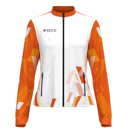 Кофта спортивная SECO Forza 25311505 женская цвет: оранжевый Кофта спортивная SECO Forza 25311505 женская цвет: оранжевый