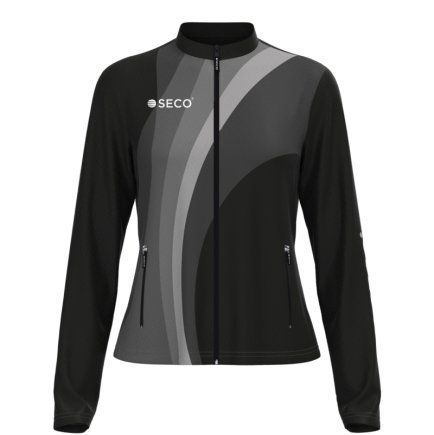 Кофта спортивна SECO Davina 25311301 жіноча колір: чорний Кофта спортивна SECO Davina 25311301 жіноча колір: чорний