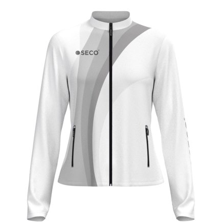 Кофта спортивна SECO Davina 25311310 жіноча колір: білий Кофта спортивна SECO Davina 25311310 жіноча колір: білий