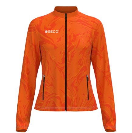 Кофта спортивна SECO Laura 25311405 жіноча колір: помаранчевий Кофта спортивна SECO Laura 25311405 жіноча колір: помаранчевий