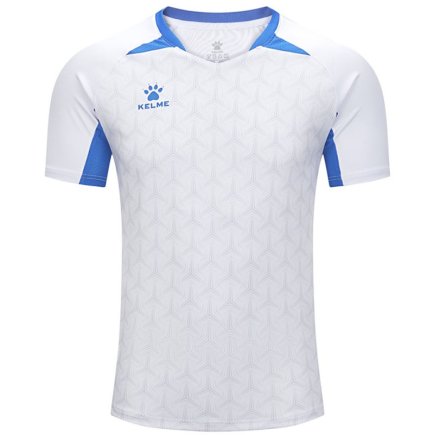 Футболка ігрова Kelme VICTORY 8351ZB1196.9104 колір: білий/синій Футболка ігрова Kelme VICTORY 8351ZB1196.9104 колір: білий/синій