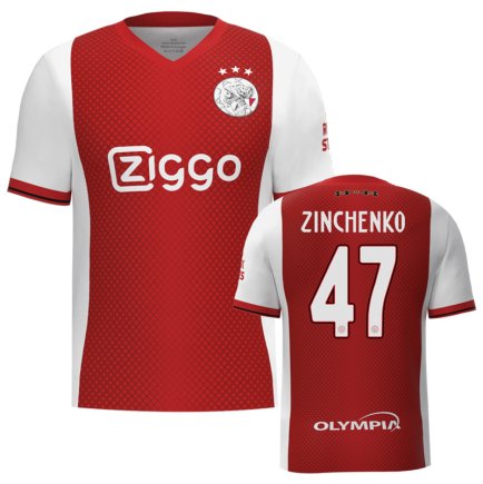 Новая Футболка Аякс Зинченко 47 (Ajax Zinchenko 47) 2026 игровая/повседневная 16274402 цвет: красный
