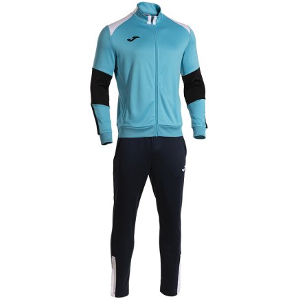 Спортивний костюм Joma DANUBIO IV 104210.011 колір: блакитний/чорний Спортивний костюм Joma DANUBIO IV 104210.011 колір: блакитний/чорний