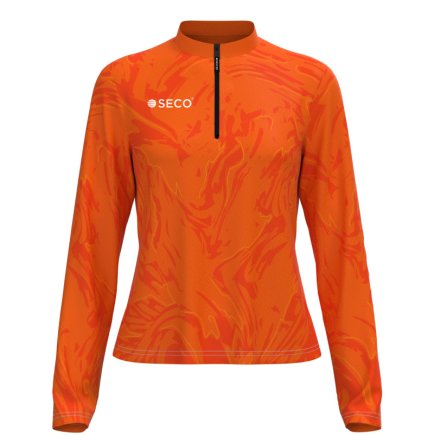 Кофта спортивная SECO Laura 26314905 женская цвет: оранжевый (короткая молния)
