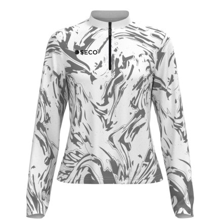 Кофта спортивная SECO Laura 26314910 женская цвет: белый (короткая молния) Кофта спортивная SECO Laura 26314910 женская цвет: белый (короткая молния)