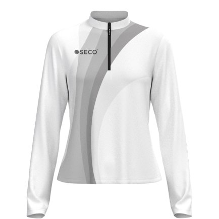 Кофта спортивная SECO Davina 26315010 женская цвет: белый (короткая молния) Кофта спортивная SECO Davina 26315010 женская цвет: белый (короткая молния)