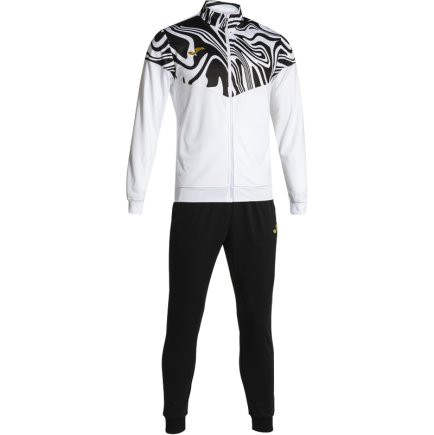 Спортивный костюм Joma LION II 103771.201 цвет: белый/черный Спортивный костюм Joma LION II 103771.201 цвет: белый/черный