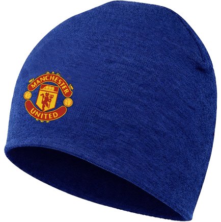 Шапка трикотажная Манчестер Юнайтед (Manchester United) синяя 3000504