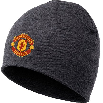 Шапка трикотажная Манчестер Юнайтед (Manchester United) серая 3000513