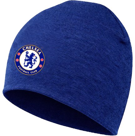 Шапка трикотажная Челси (Chelsea) синяя 3000704