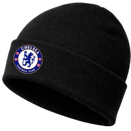 Шапка трикотажна з відворотом Челсі (Chelsea) темно-синя 3000712 Шапка трикотажна з відворотом Челсі (Chelsea) темно-синя 3000712