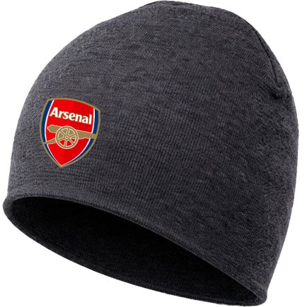 Шапка трикотажная Арсенал (Arsenal) серая 3000913