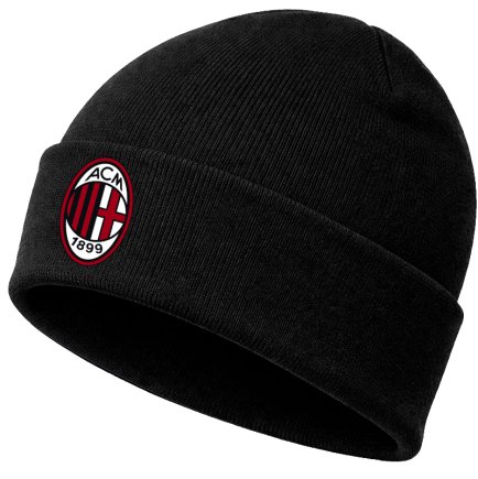 Шапка трикотажна з відворотом Мілан (Milan) чорна 3001101 Шапка трикотажна з відворотом Мілан (Milan) чорна 3001101