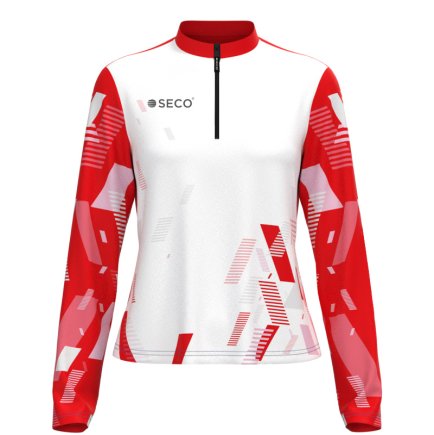 Кофта спортивная SECO Forza 26315202 женская цвет: красный (короткая молния)