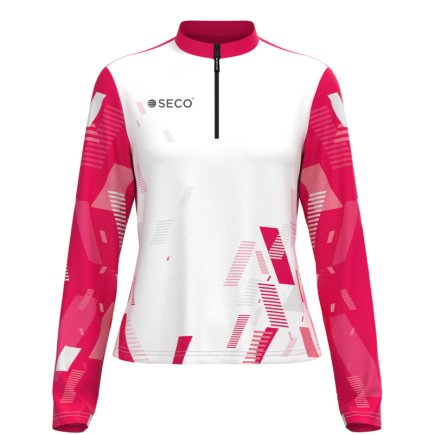 Кофта спортивная SECO Forza 26315209 женская цвет: розовый (короткая молния)