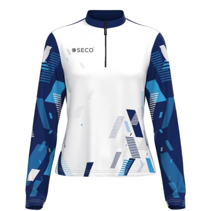 Кофта спортивная SECO Forza 26315212 женская цвет: темно-синий (короткая молния)