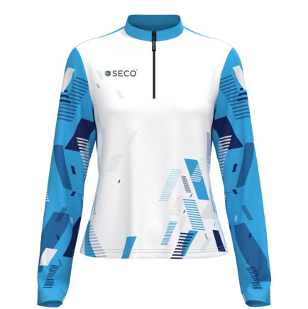 Кофта спортивная SECO Forza 26315211 женская цвет: голубой (короткая молния)