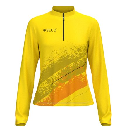 Кофта спортивная SECO Astrada 26315303 женская цвет: желтый (короткая молния)