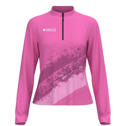 Кофта спортивная SECO Astrada 26315309 женская цвет: розовый (короткая молния)