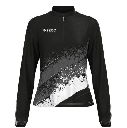 Кофта спортивная SECO Astrada 26315301 женская цвет: черный (короткая молния)