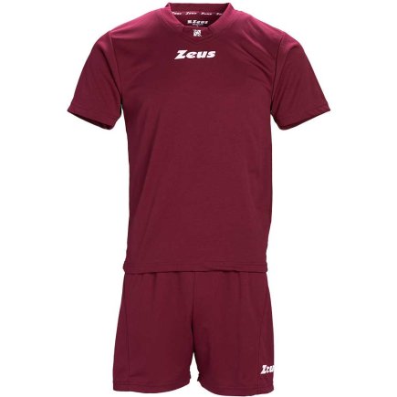 Футбольная форма Zeus KIT PROMO Z00528 цвет: бордовый Футбольная форма Zeus KIT PROMO Z00528 цвет: бордовый
