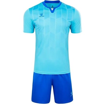 Комплект футбольной формы Kelme VIGO 8351ZB1081.9405 цвет: голубой/синий Комплект футбольной формы Kelme VIGO 8351ZB1081.9405 цвет: голубой/синий