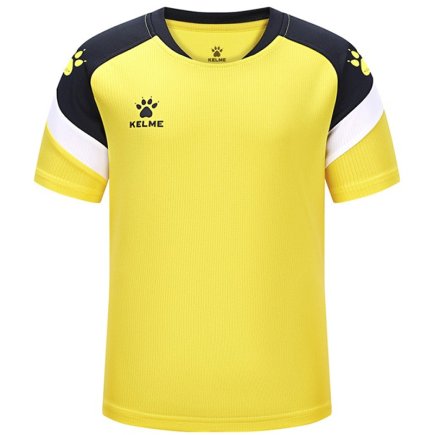 Футболка игровая Kelme BRAVO 7351TX3093.9712 детская цвет: желтый/черный Футболка игровая Kelme BRAVO 7351TX3093.9712 детская цвет: желтый/черный